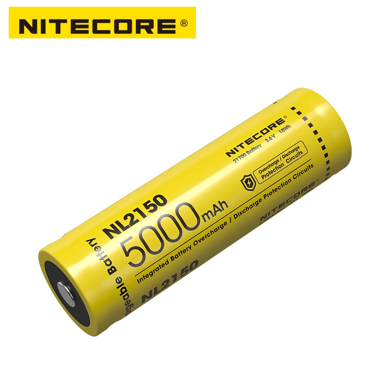 NITECORE-NL2150 NL2145 NL2140 3.6V 21700 충전식 리튬 이온 배터리, 리튬 이온 배터리